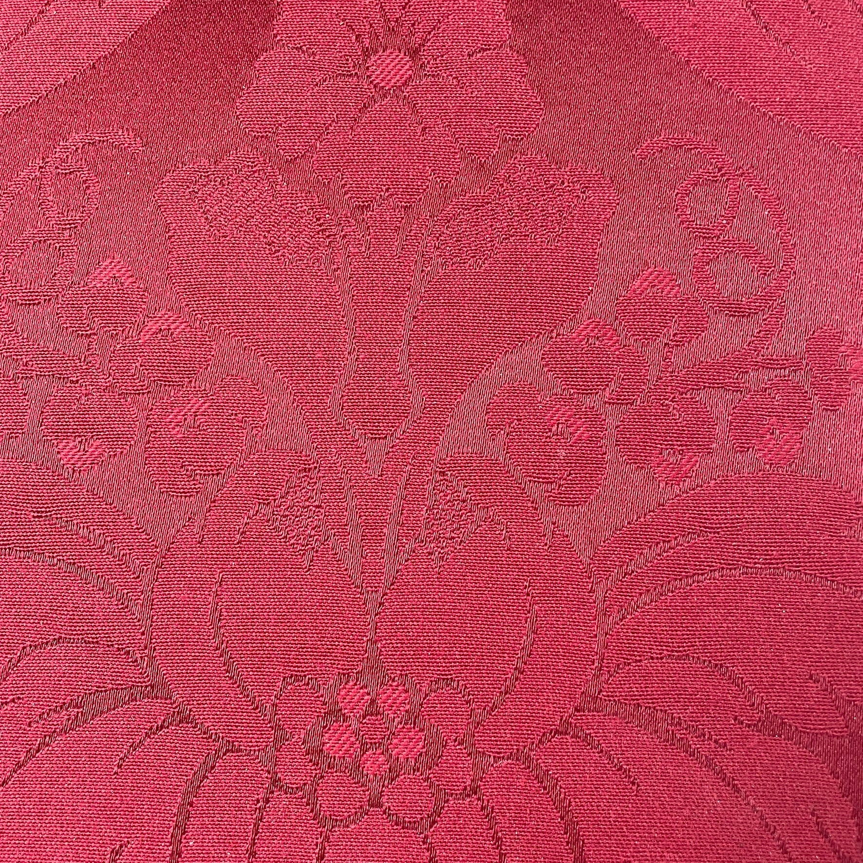 Pair of Edwardian Inlaid Mahogany Side Chairs - Red Damask Upholstery