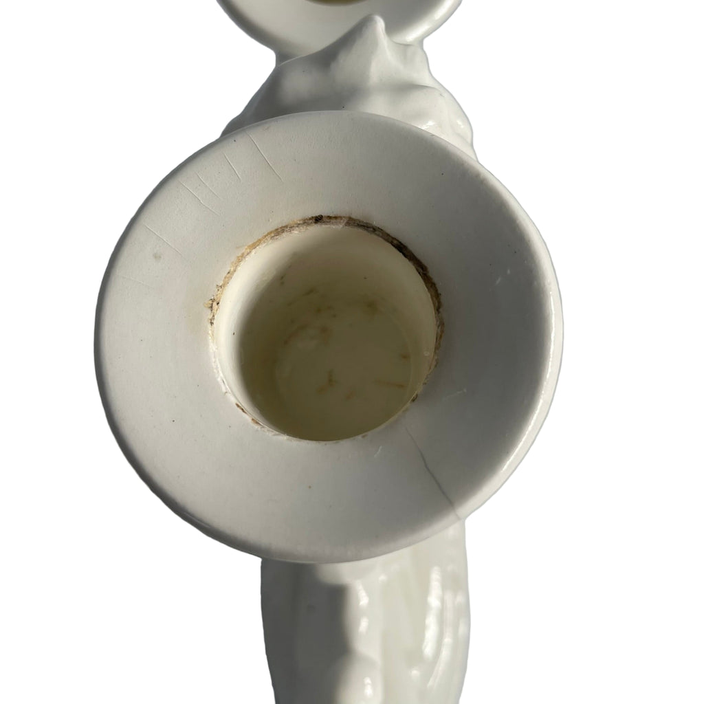 Vintage Bavarian Ceramic Cherub Candlestick – Max Rösler & Co c.1894-1925