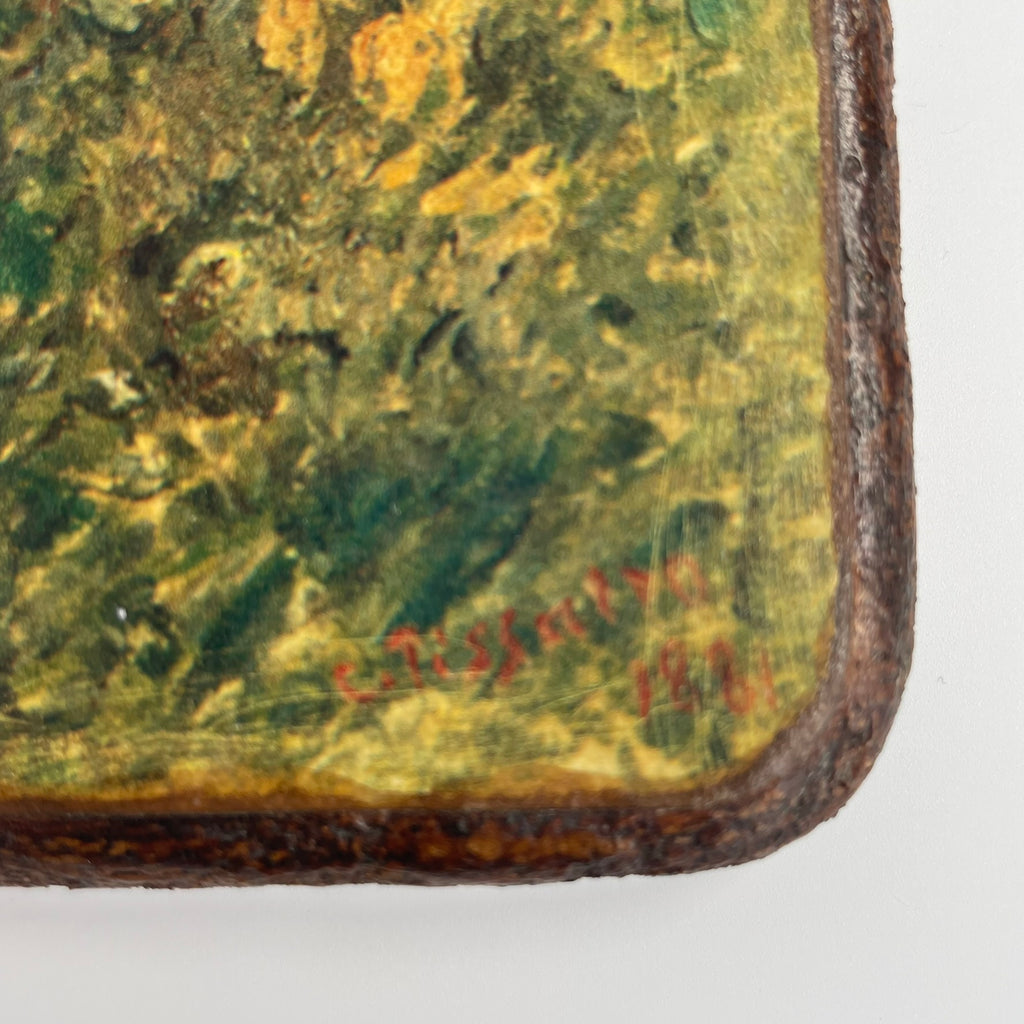 Vintage Decorative Print After Pissarro "Jeune Fille à la Baguette"