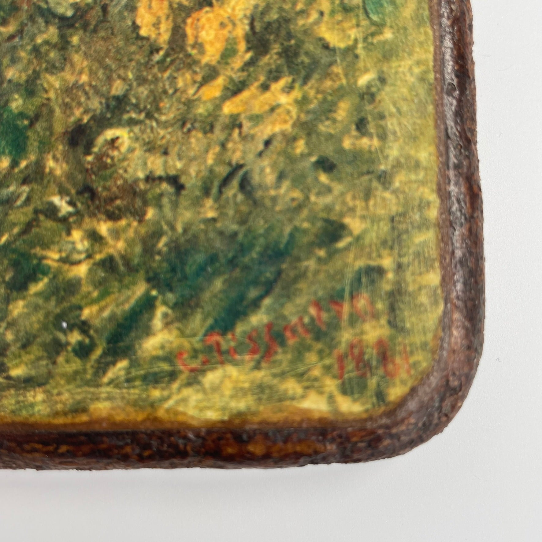 Vintage Decorative Print After Pissarro "Jeune Fille à la Baguette"