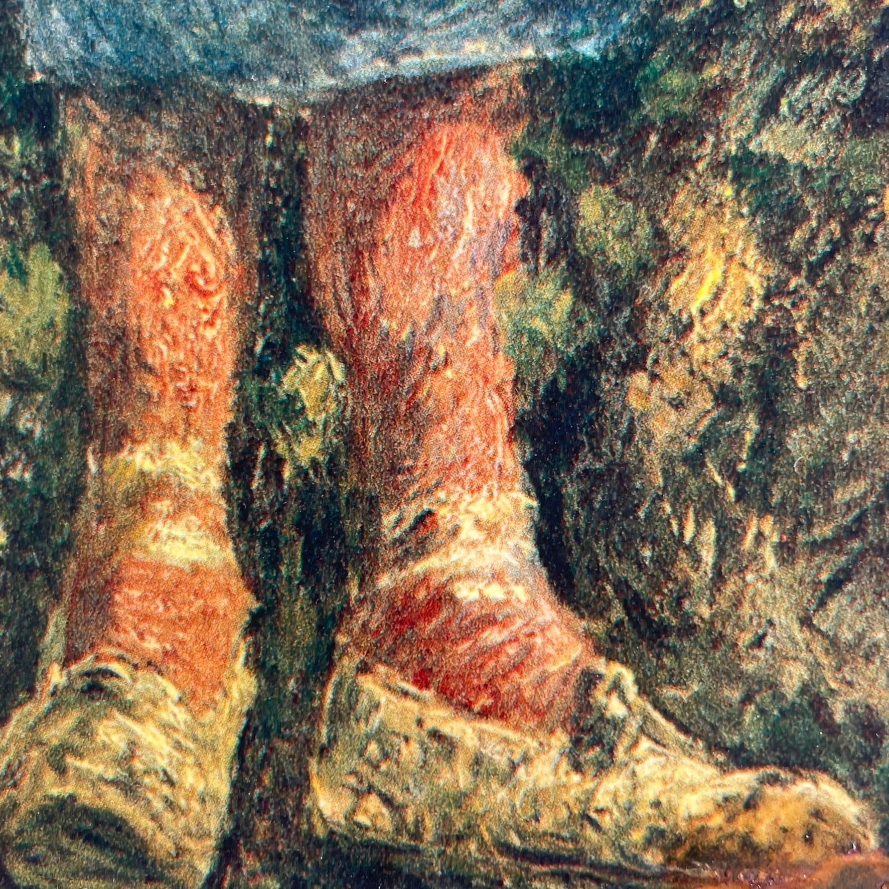 Vintage Decorative Print After Pissarro "Jeune Fille à la Baguette"