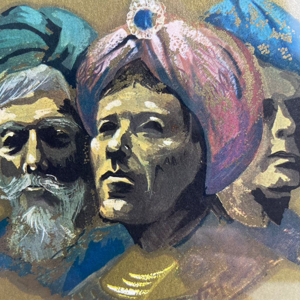 Vintage Three Wise Men Wall Art – Signed JKW