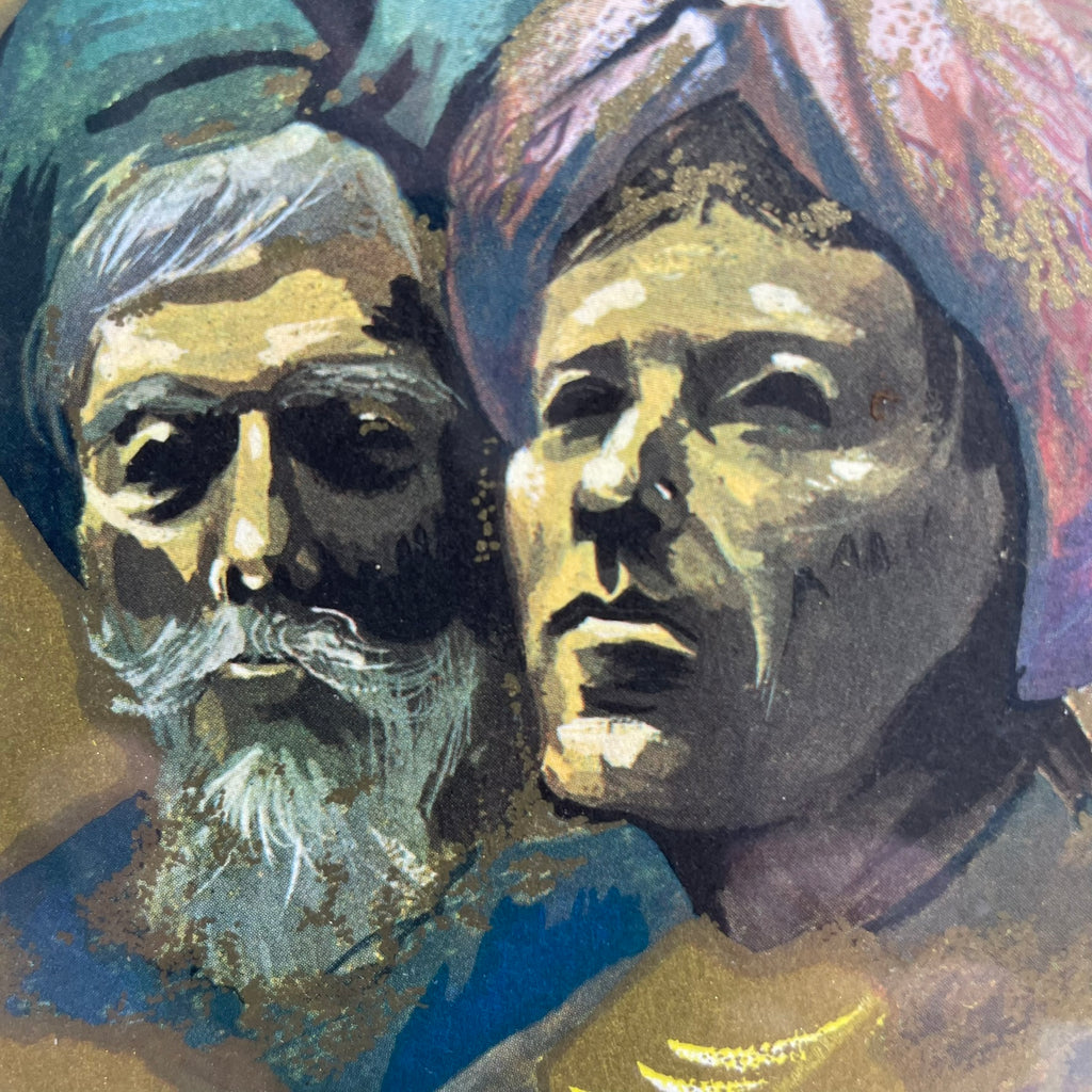 Vintage Three Wise Men Wall Art – Signed JKW