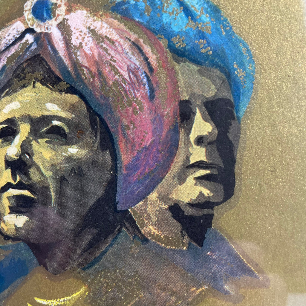 Vintage Three Wise Men Wall Art – Signed JKW