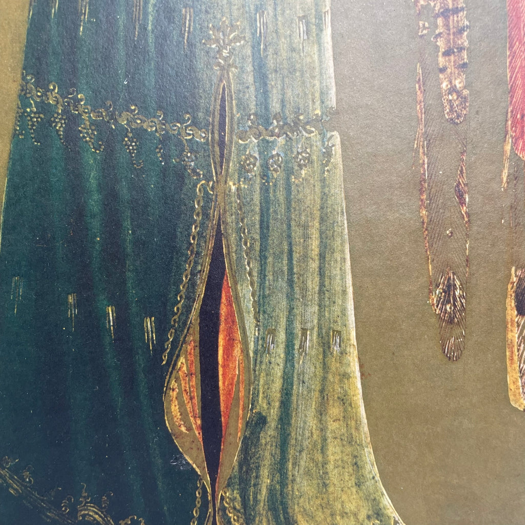 Vintage Medici Society Angel Prints Pair – Gilded Renaissance Reproduction Panels