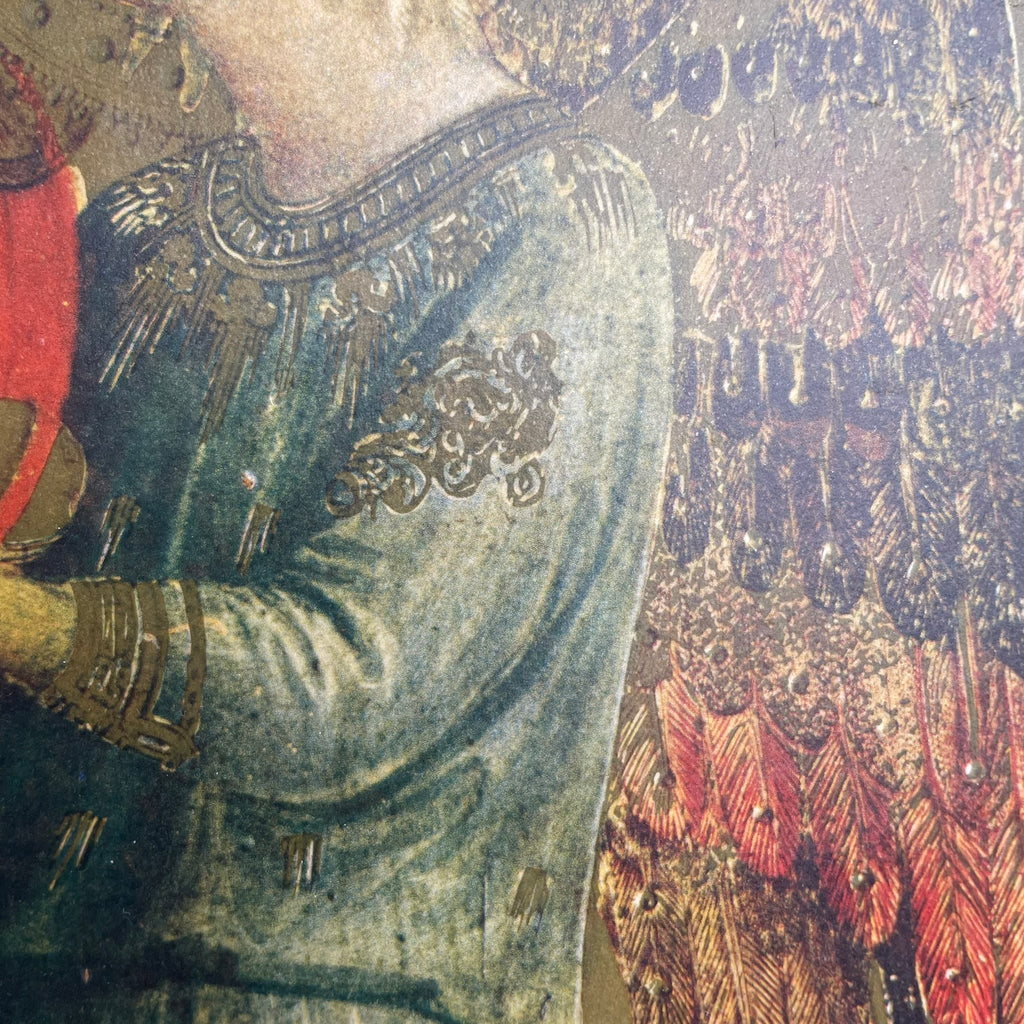 Vintage Medici Society Angel Prints Pair – Gilded Renaissance Reproduction Panels