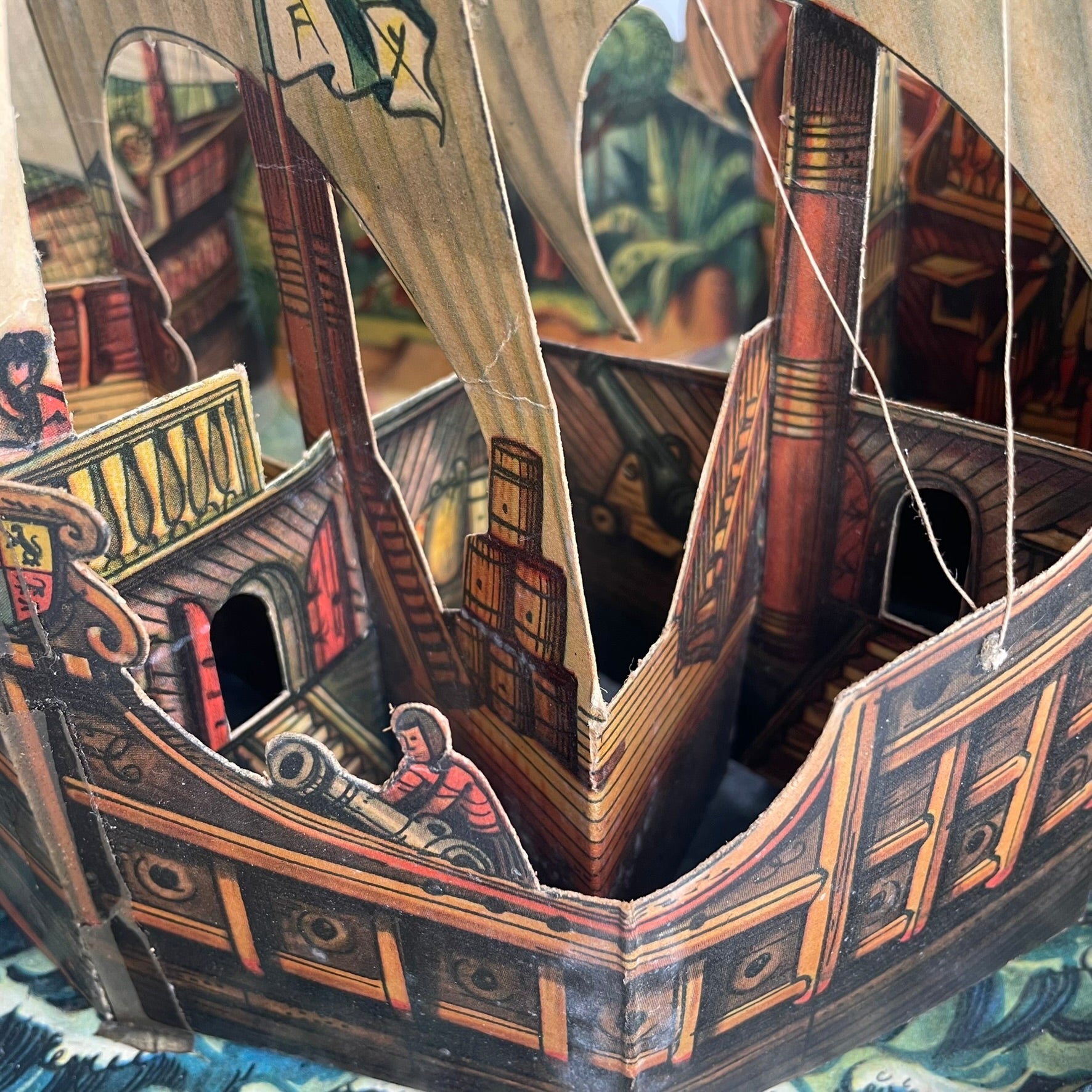 Vintage Vojtěch Kubasta Pop-Up Book – Christopher Columbus Genuensis 1960s