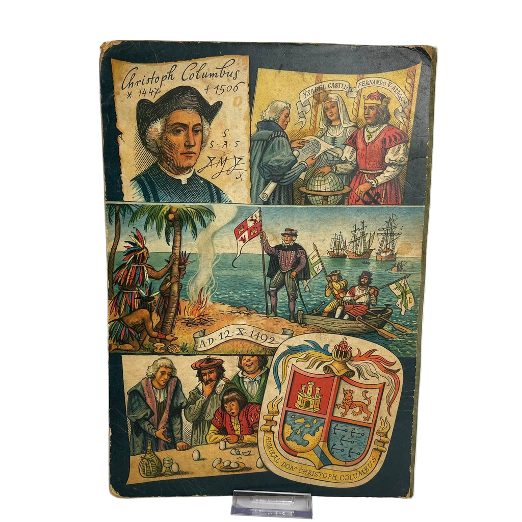 Vintage Vojtěch Kubasta Pop-Up Book – Christopher Columbus Genuensis 1960s