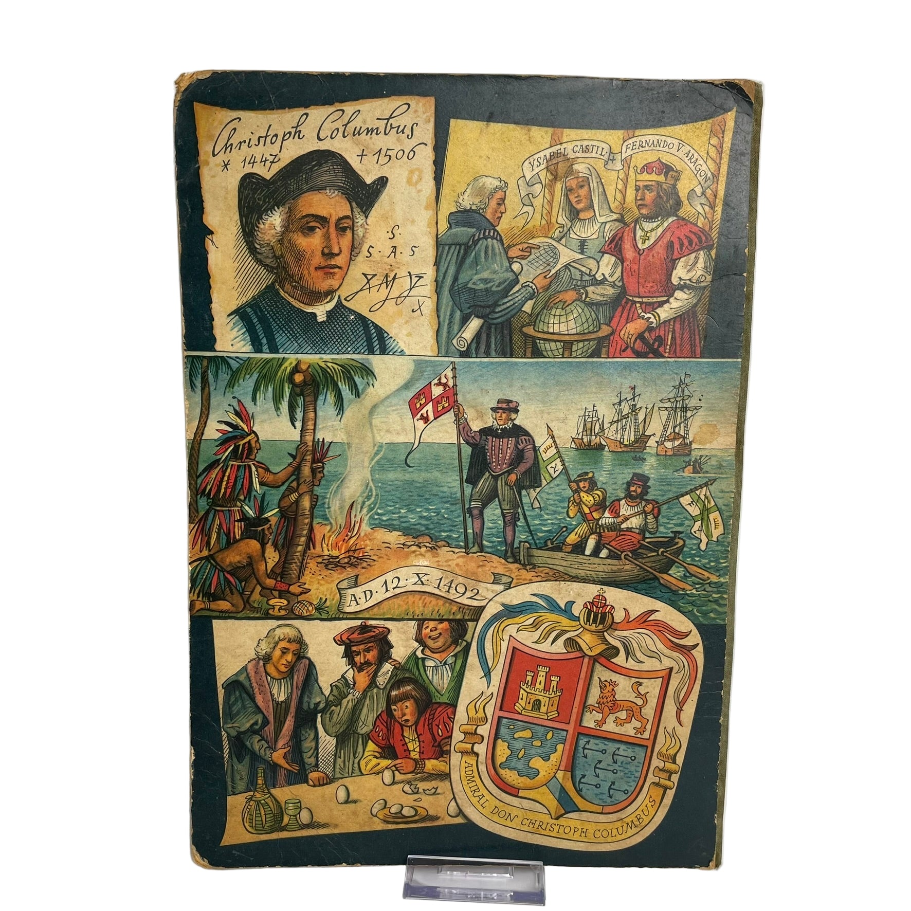 Vintage Vojtěch Kubasta Pop-Up Book – Christopher Columbus Genuensis 1960s