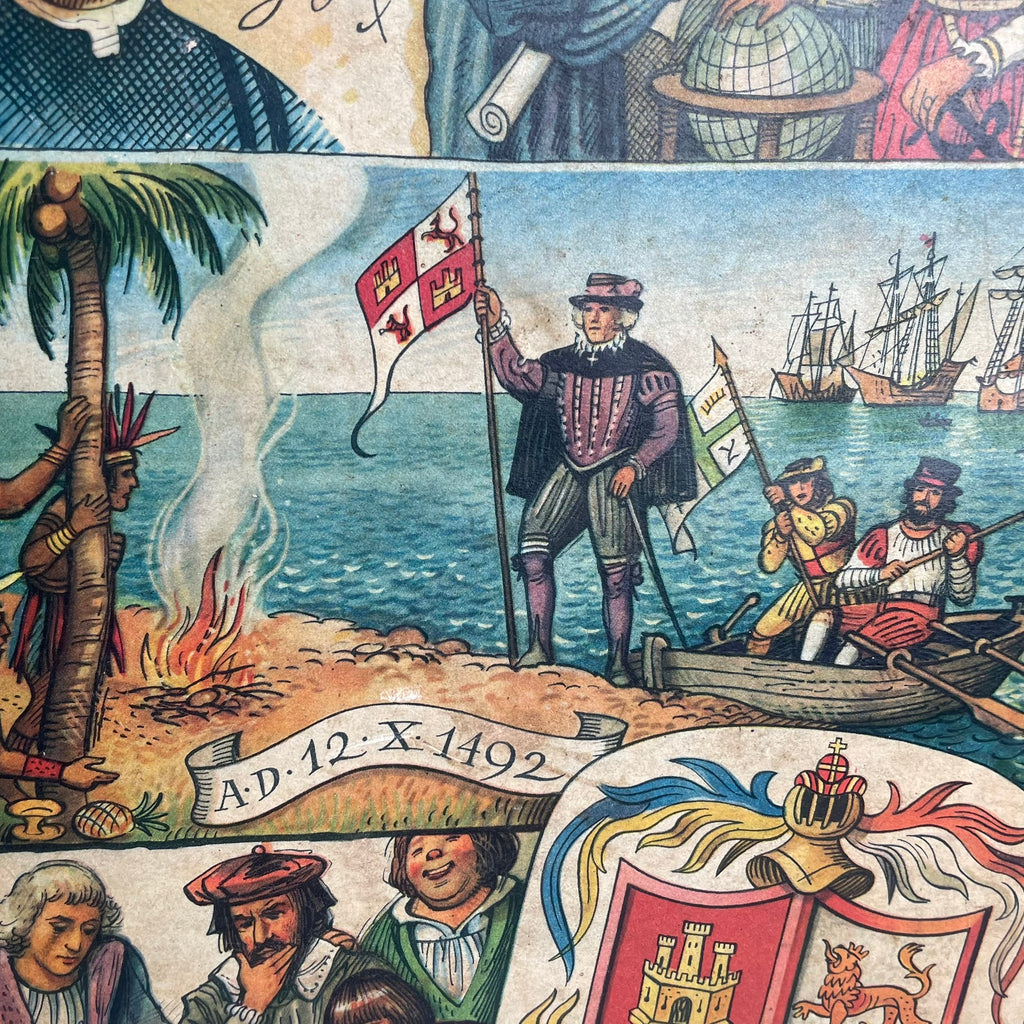 Vintage Vojtěch Kubasta Pop-Up Book – Christopher Columbus Genuensis 1960s