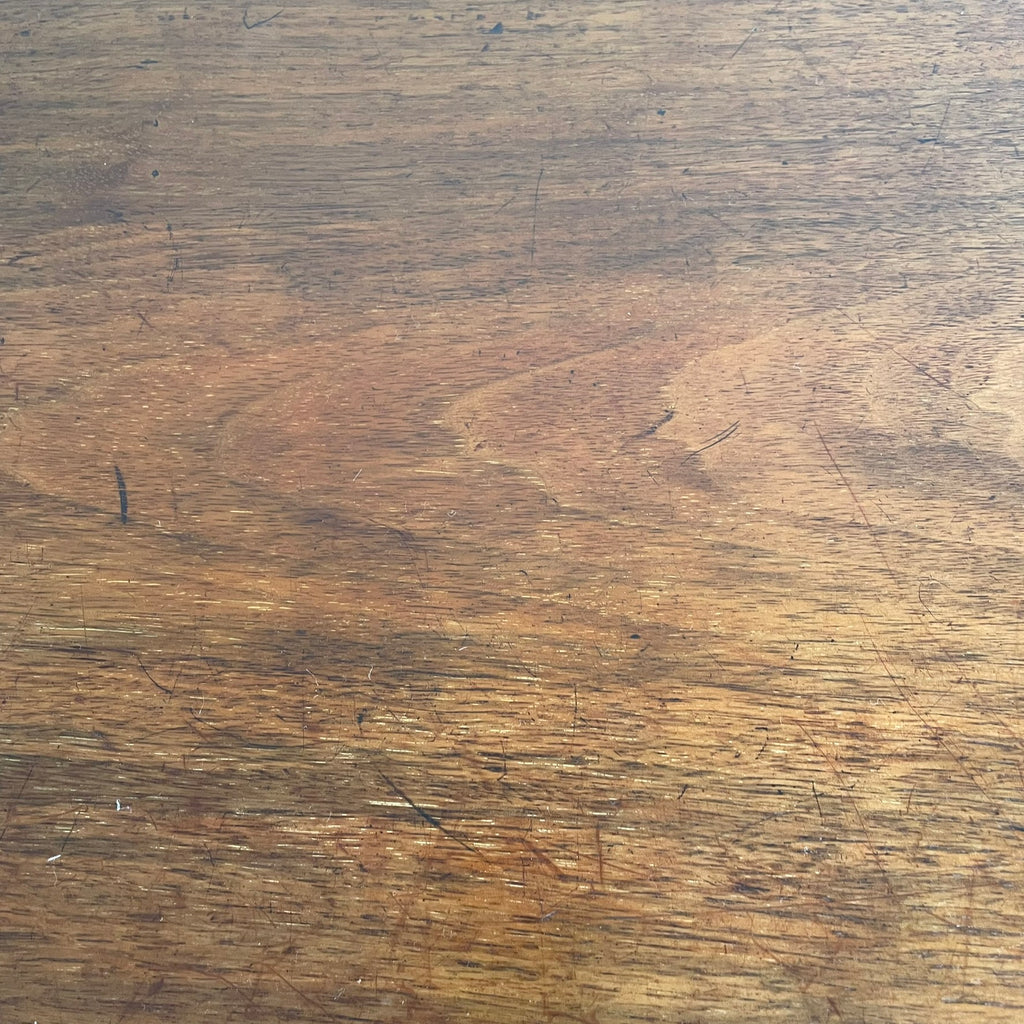 Vintage Console Table with Curved Legs and Drawer