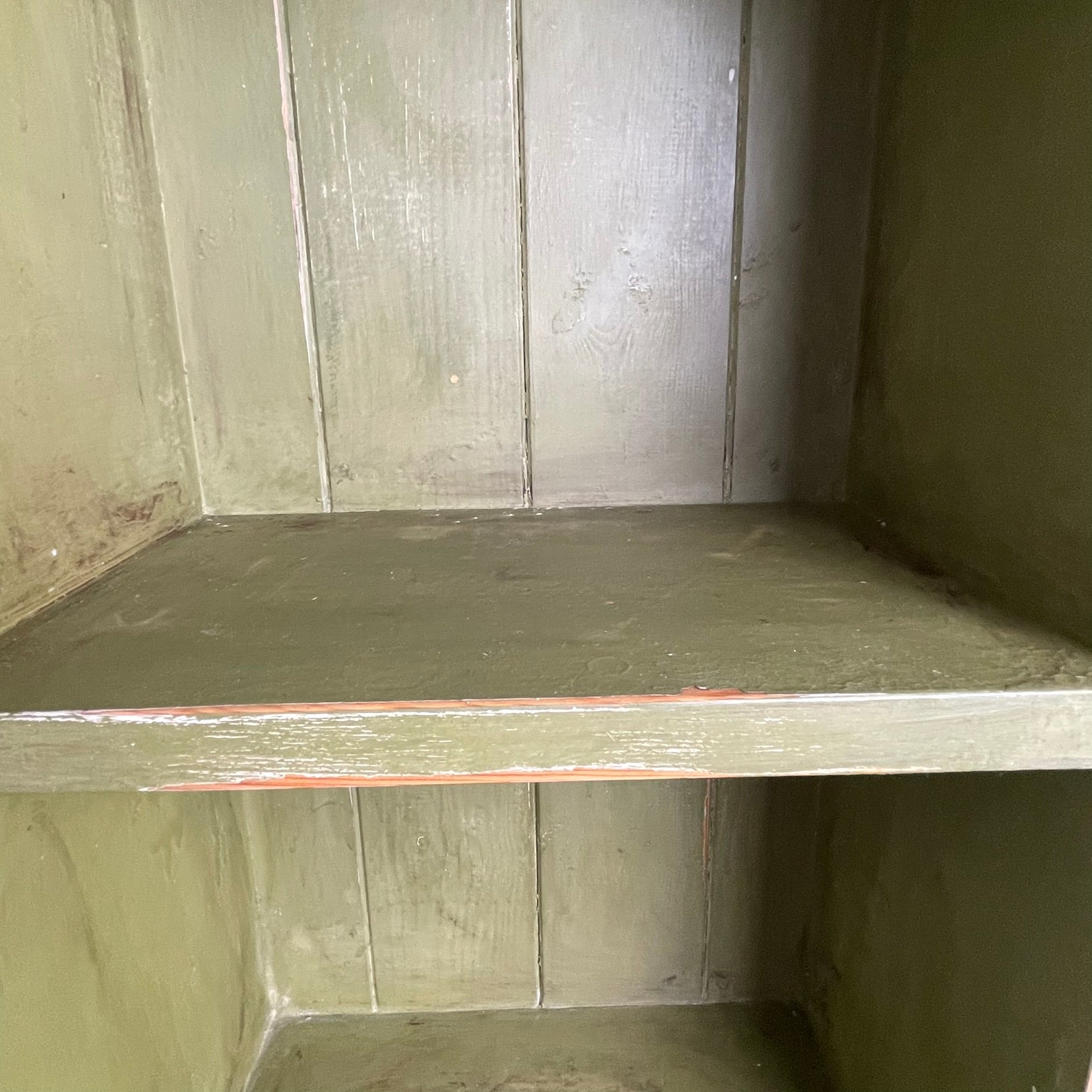 Upcycled Vintage Bookcase in Artichoke Green – AJS Vintage Rehab