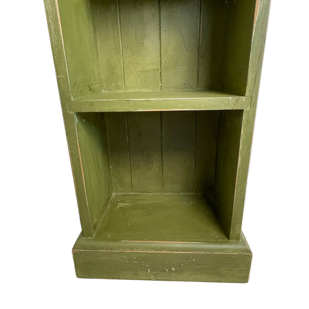 Upcycled Vintage Bookcase in Artichoke Green – AJS Vintage Rehab
