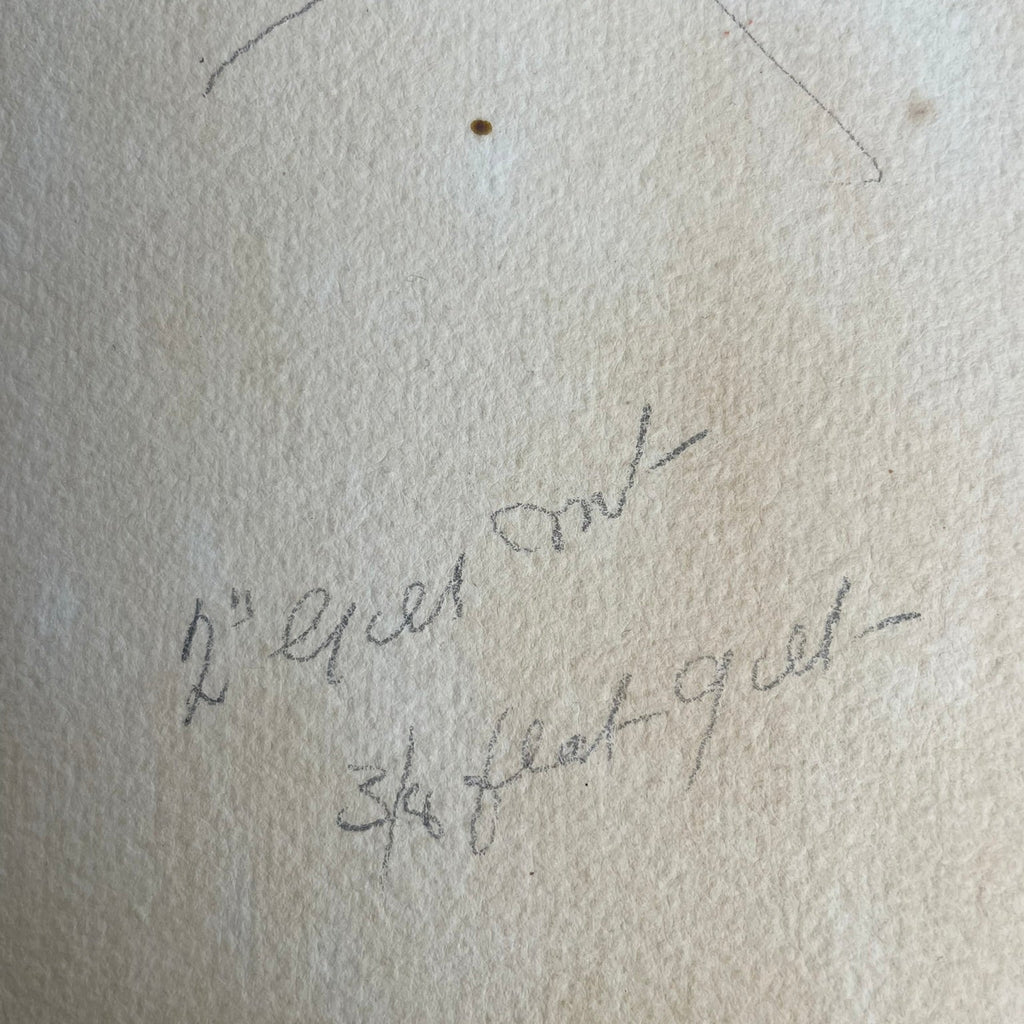 Original Signed Watercolour by Antonio Enrico Fiorentino – Man Smoking Pipe