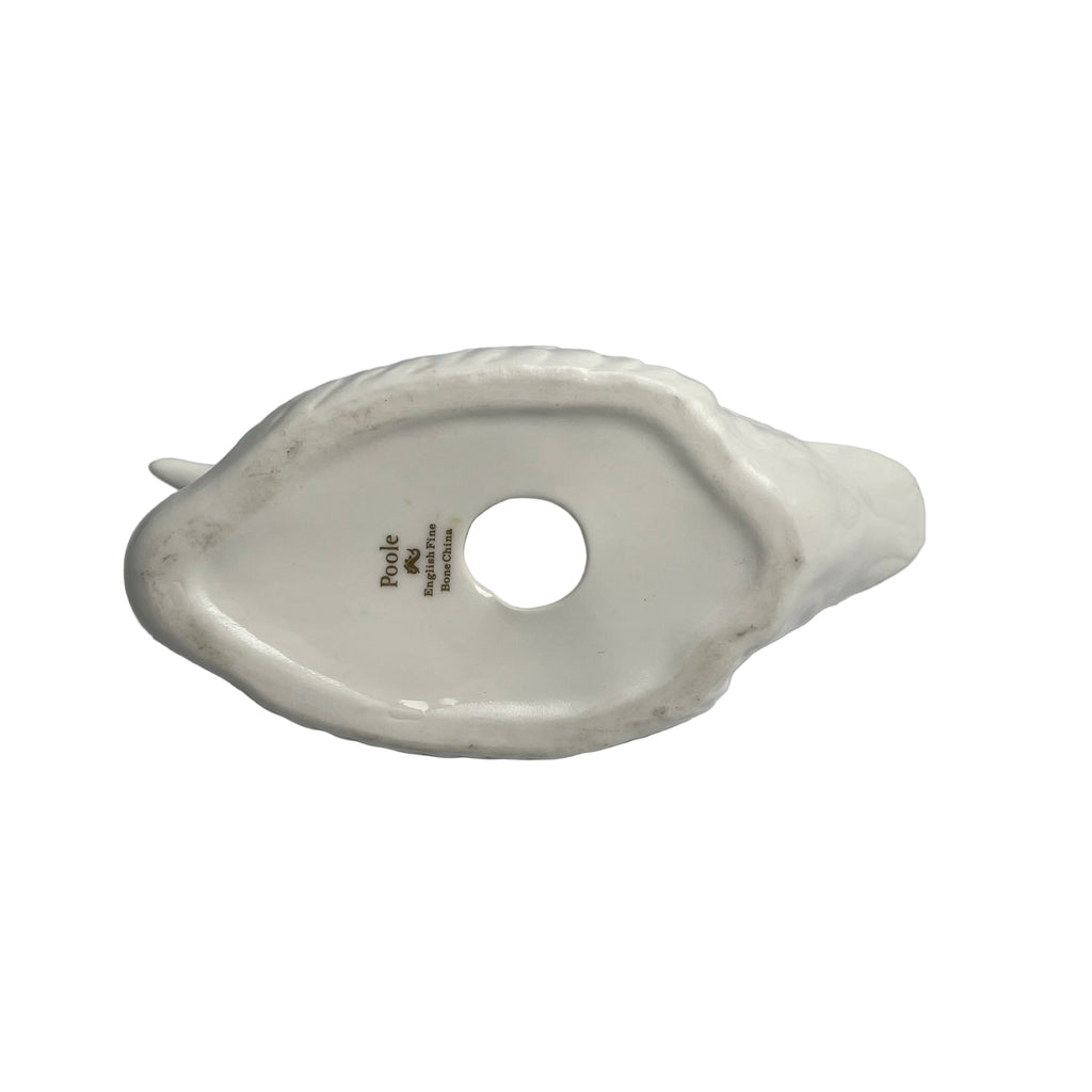 Poole Pottery Golden-Eye White Glaze Ducks Set of Six Barbara Linley-Adams