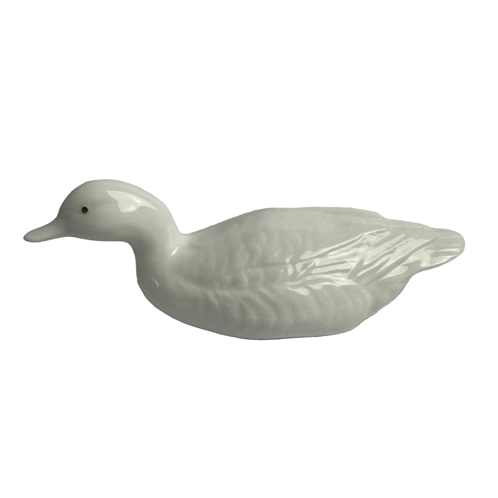 Poole Pottery Golden-Eye White Glaze Ducks Set of Six Barbara Linley-Adams