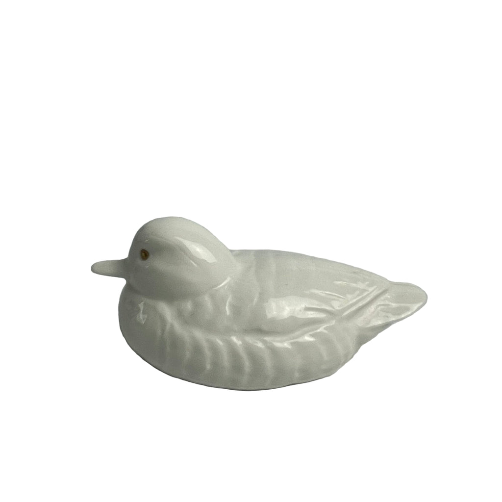 Poole Pottery Golden-Eye White Glaze Ducks Set of Six Barbara Linley-Adams