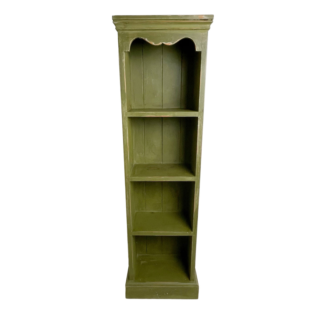 Upcycled Vintage Bookcase in Artichoke Green – AJS Vintage Rehab