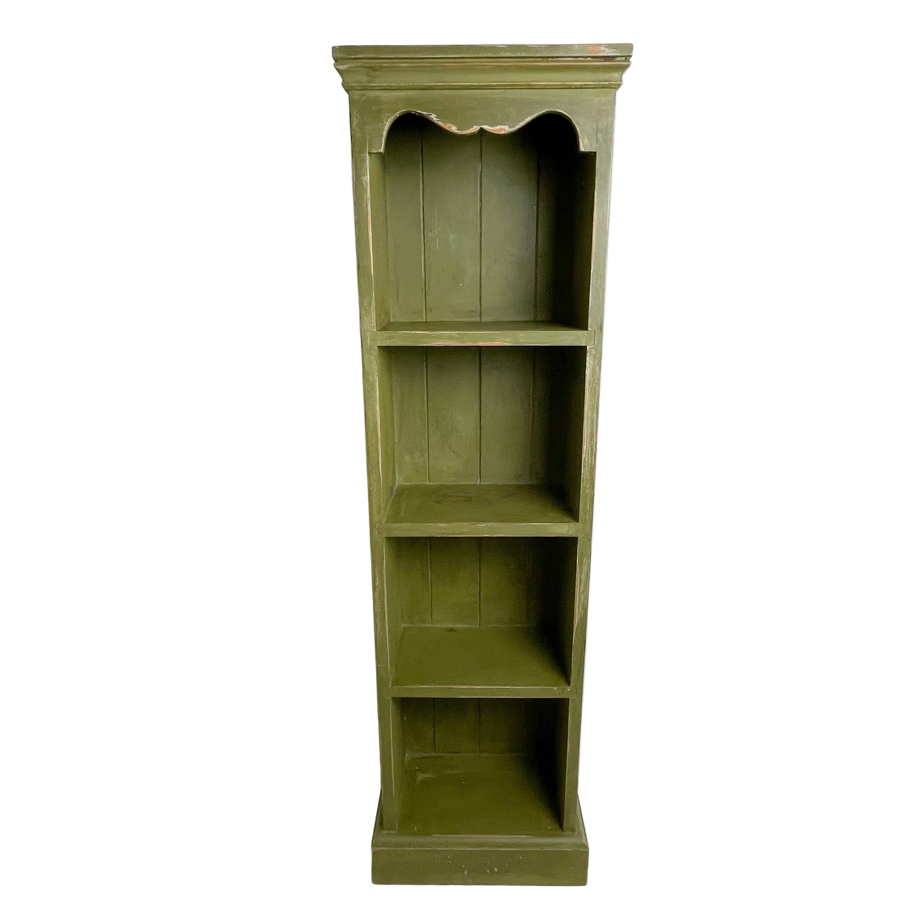 Upcycled Vintage Bookcase in Artichoke Green – AJS Vintage Rehab